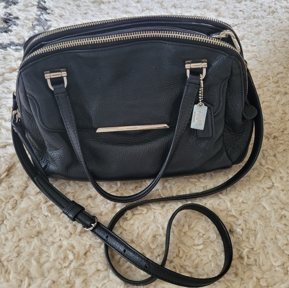 Coach pebbled leather purse